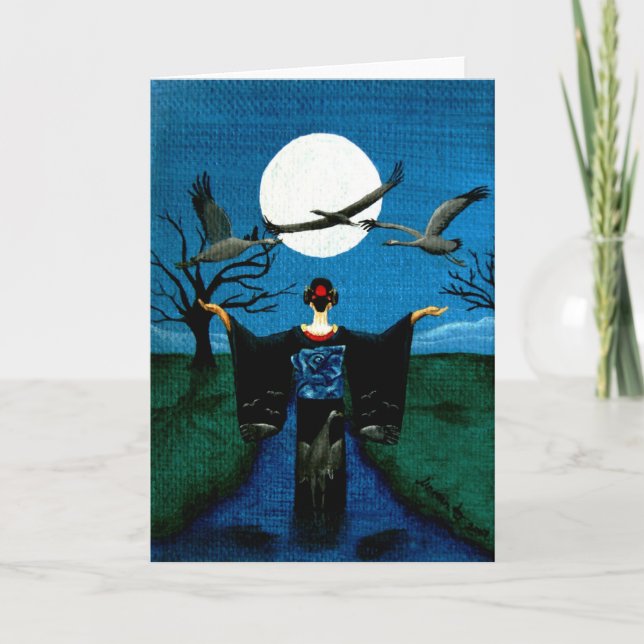 "Alla sträcker på halsen att kalla ", Kort (Framsida)