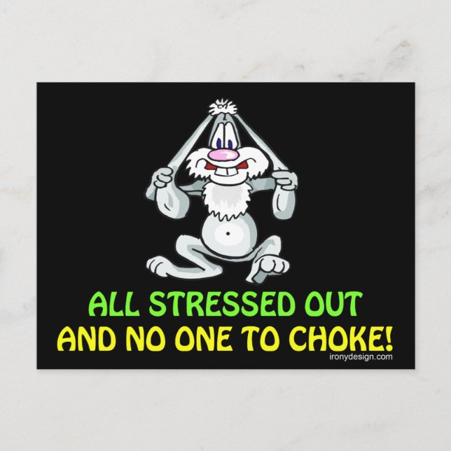 Alla Stressat ut Vykort (Framsida)