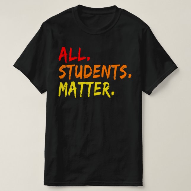 alla studenter-frågor t shirt (Design framsida)