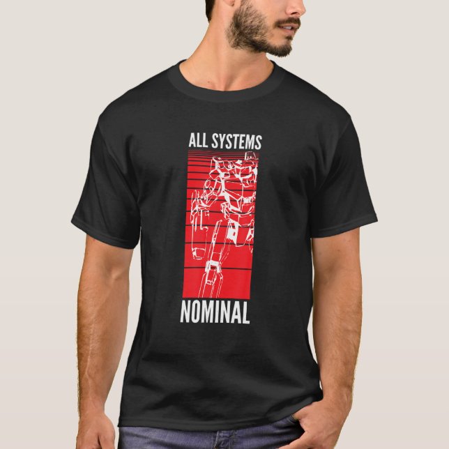 Alla systemens nominella århundrade t shirt (Framsida)