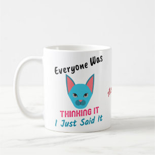 Alla tänkte att jag sa att det sa kaffemugg