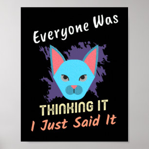 Alla tänkte att jag sa det. poster
