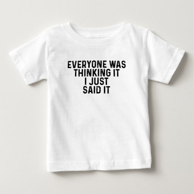 Alla tänkte att jag sa det. t shirt (Framsida)