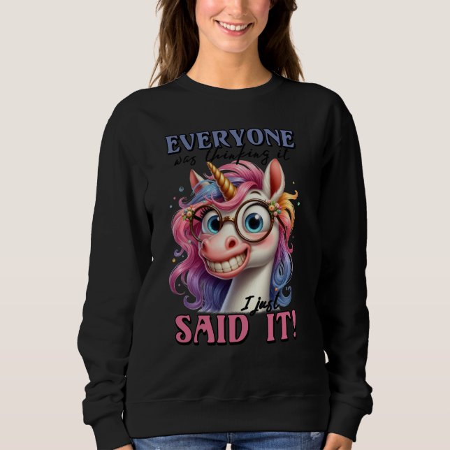 Alla tänkte det på ett lustigt citat T-Shirt (Framsida)