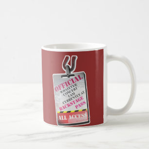 Alla tar fram passerar i kulisserna kaffemugg