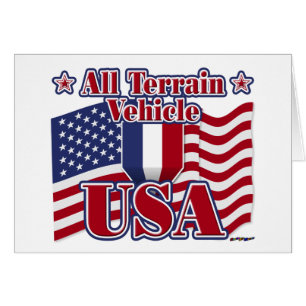 Alla Terrain Fordon USA Hälsningskort