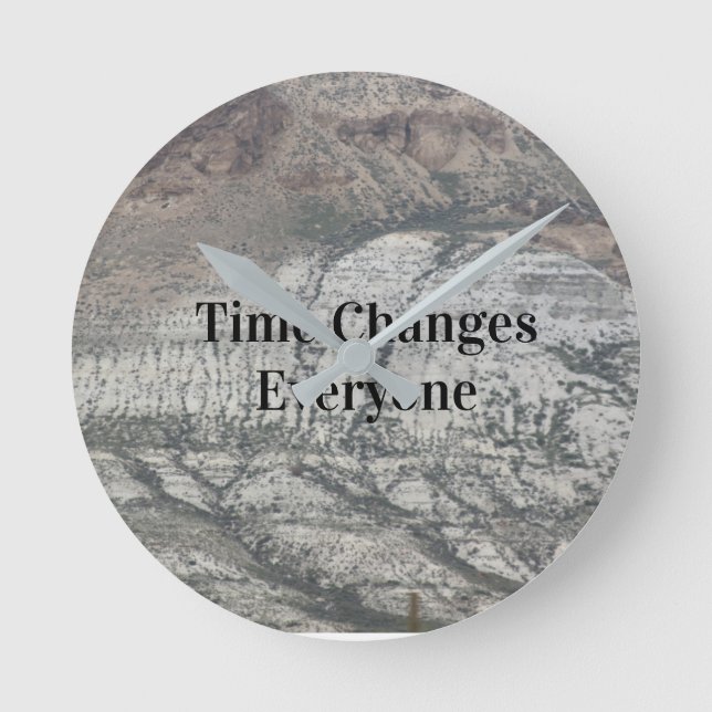 Alla tidsändringar rund klocka (Framsida)