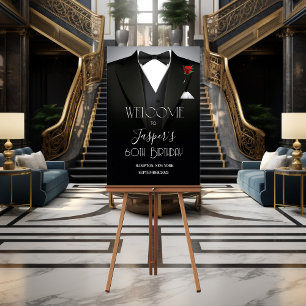 ALLA TILLFÄLLE - Herr Tuxedo Välkomstskylt Affisch