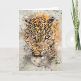 ALLA-TILLFÄLLE-KORTET FÖR LEOPARD BLANK KORT