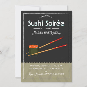 Alla tillfällen Modern Sushi Soaré Middagskvällsfe Inbjudningar