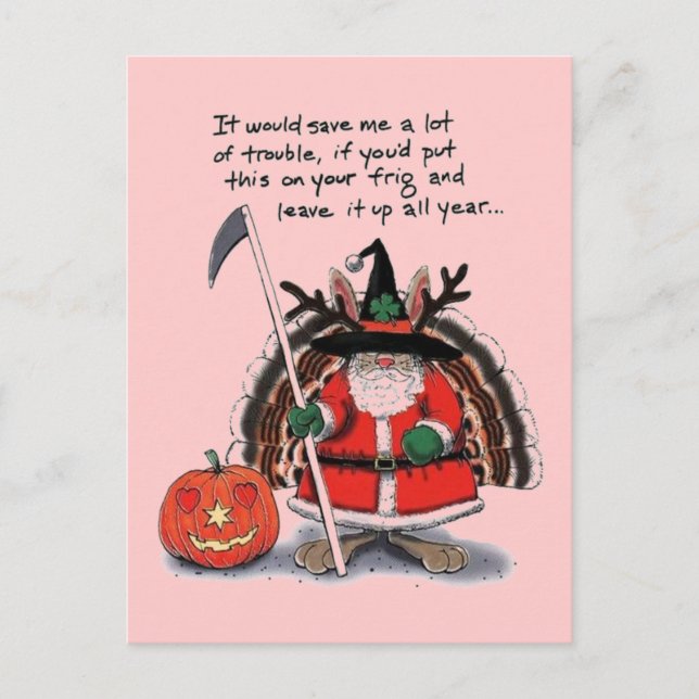 Alla tillfällen täcks helg vykort (Framsida)