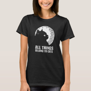 Alla Ting Tillhör Katter Katt Humor Kattunge 1 T Shirt