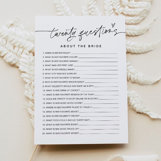 ALLA Tjugo frågor om spelet Inbjudningar (Skapare uppladdad)