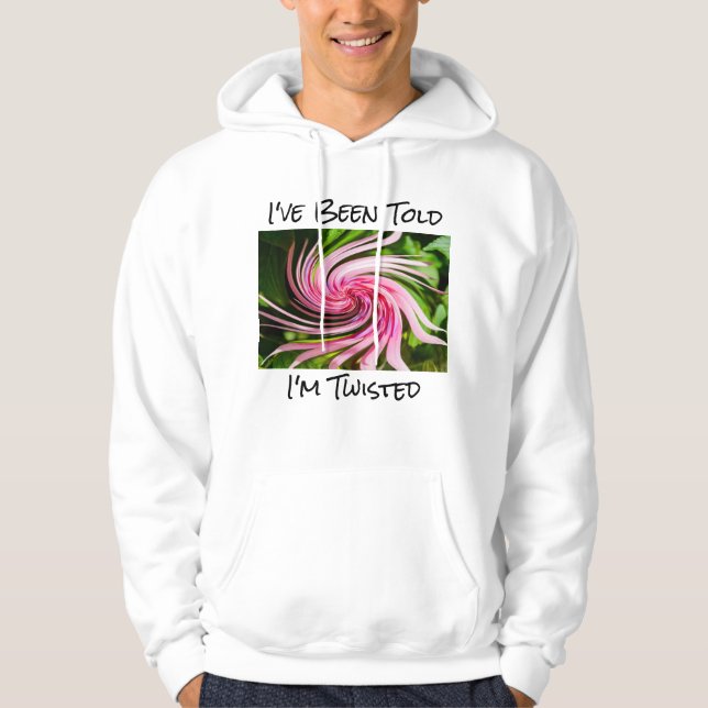 Alla trådade uppåt hoodie (Framsida)