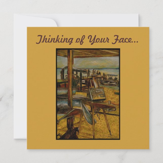 Alla Underbara målningar börjar med en penselspets Kort (Framsida)