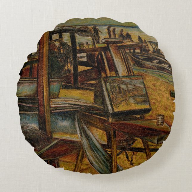 Alla Underbarare målningar börjar med ett pensella Rund Kudde (Framsidan)