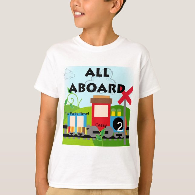 Alla utbildar ombord T-tröja T Shirt (Framsida)