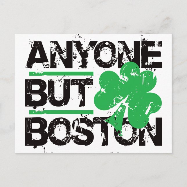 Alla utom Boston! Vykort (Framsida)