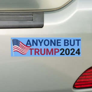 Alla utom Trump för president 2024 Bildekal