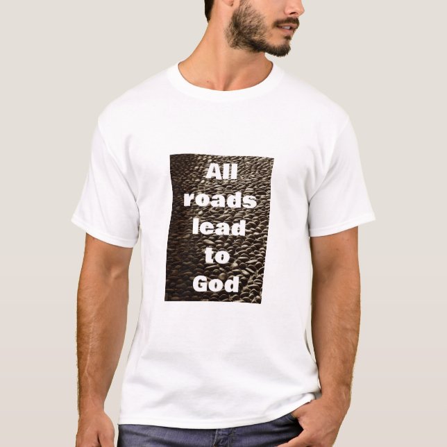 Alla vägar - kullersten (lätt) T-Shirt (Framsida)