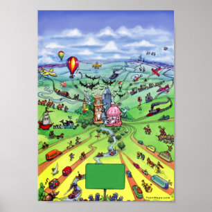 Alla vägar leder till Austin Texas Poster