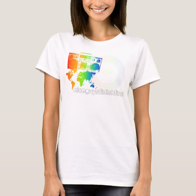 alla vagga över världsdamerna t shirt (Framsida)