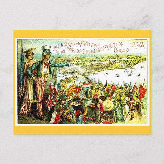 Alla välkomna - vykort (Framsida)