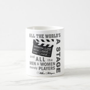 Alla värld är en arrangera kaffemugg