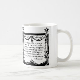 Alla värld är en arrangeramugg, det Shakespeare Kaffemugg