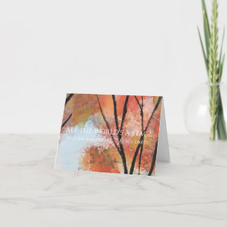 Alla världens scenskydd tack kort