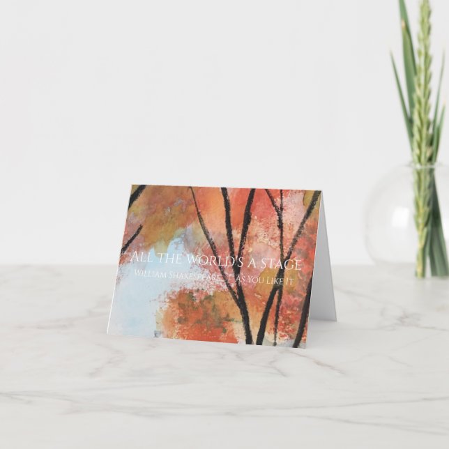 Alla världens scenskydd tack kort (Framsida)