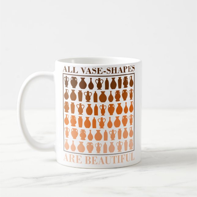 Alla vasformer är vackra - Keramikfantast Kaffemugg (Vänster)