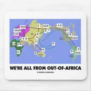 Alla vi är från Ut-Av-Afrikan (Haplogroup) Musmatta