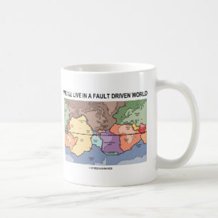 Alla vi bor i en drivande värld för kritisera kaffemugg