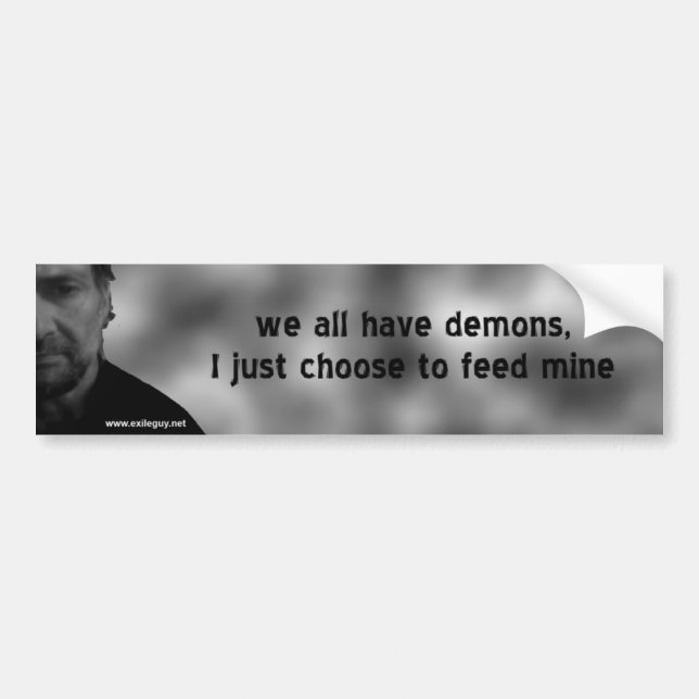 alla vi har demoner bildekal (Framsidan)