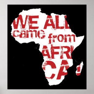 ALLA VI KOM FRÅN AFRIKA 2 POSTER
