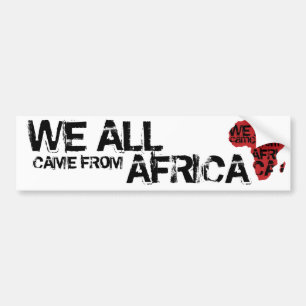 ALLA VI KOM FRÅN AFRIKA BILDEKAL
