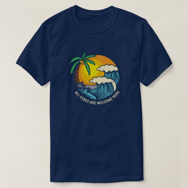 Alla Vibes Välkommen T-Shirt (Design framsida)
