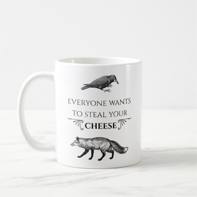Alla vill frysa Kråkan för osträv Kaffemugg (Vänster)