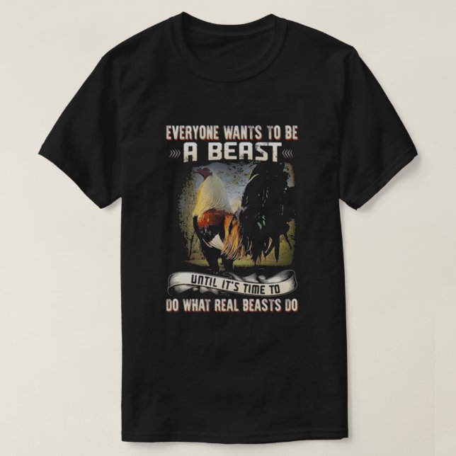 Alla vill vara en Beast T Shirt (Design framsida)