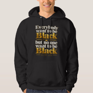 Alla Vill Vara Svarta Statement Hoodie