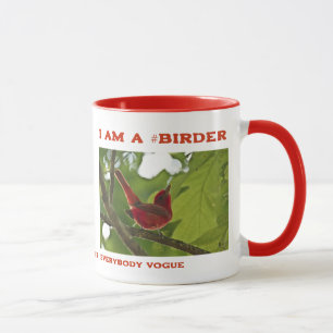 Alla Vogue Juvenile Summer Tanager Birder Mugg