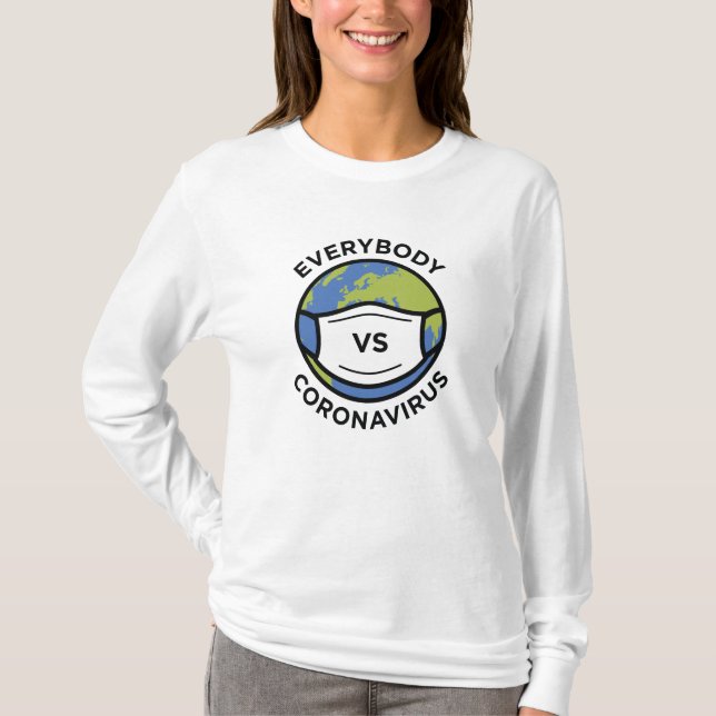 Alla VS Coronavirus T Shirt (Framsida)