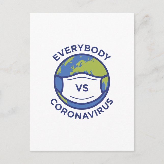 Alla VS Coronavirus Vykort (Framsida)