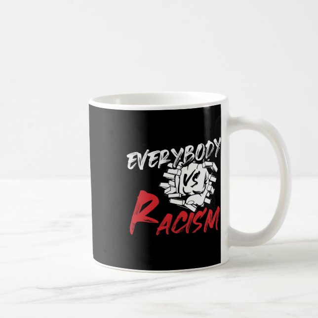 Alla Vs Racism - Anti-hatResistens Gi Kaffemugg (Höger)