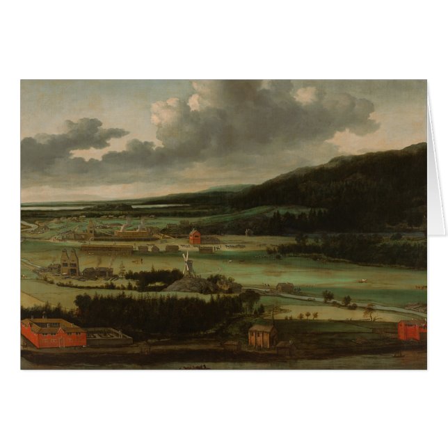 Allaert van Everdingen -Hendrik Resa Gun Foundry Hälsningskort (Framsidan Horizontal)