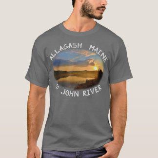 Allagash Maine Moosetown Sunrise T Shirt