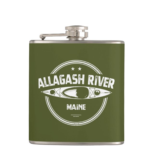 Allagash River Maine paddelbåt Fickplunta (Framsidan)