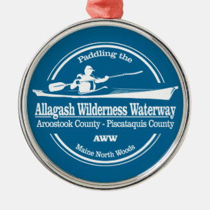 Allagash Wilderness Waterway (SK) Julgransprydnad Metall