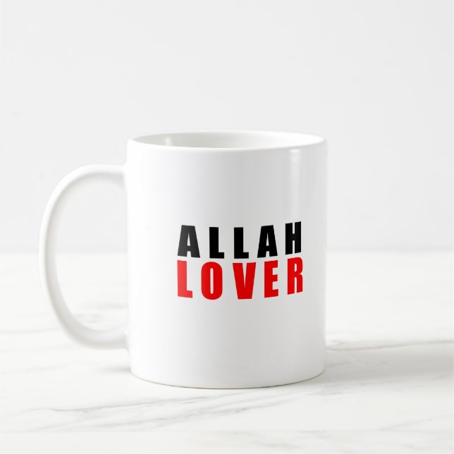 Allah älskare kaffemugg (Vänster)